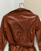 Load image into Gallery viewer, 1970s Belted Leather Jacket
