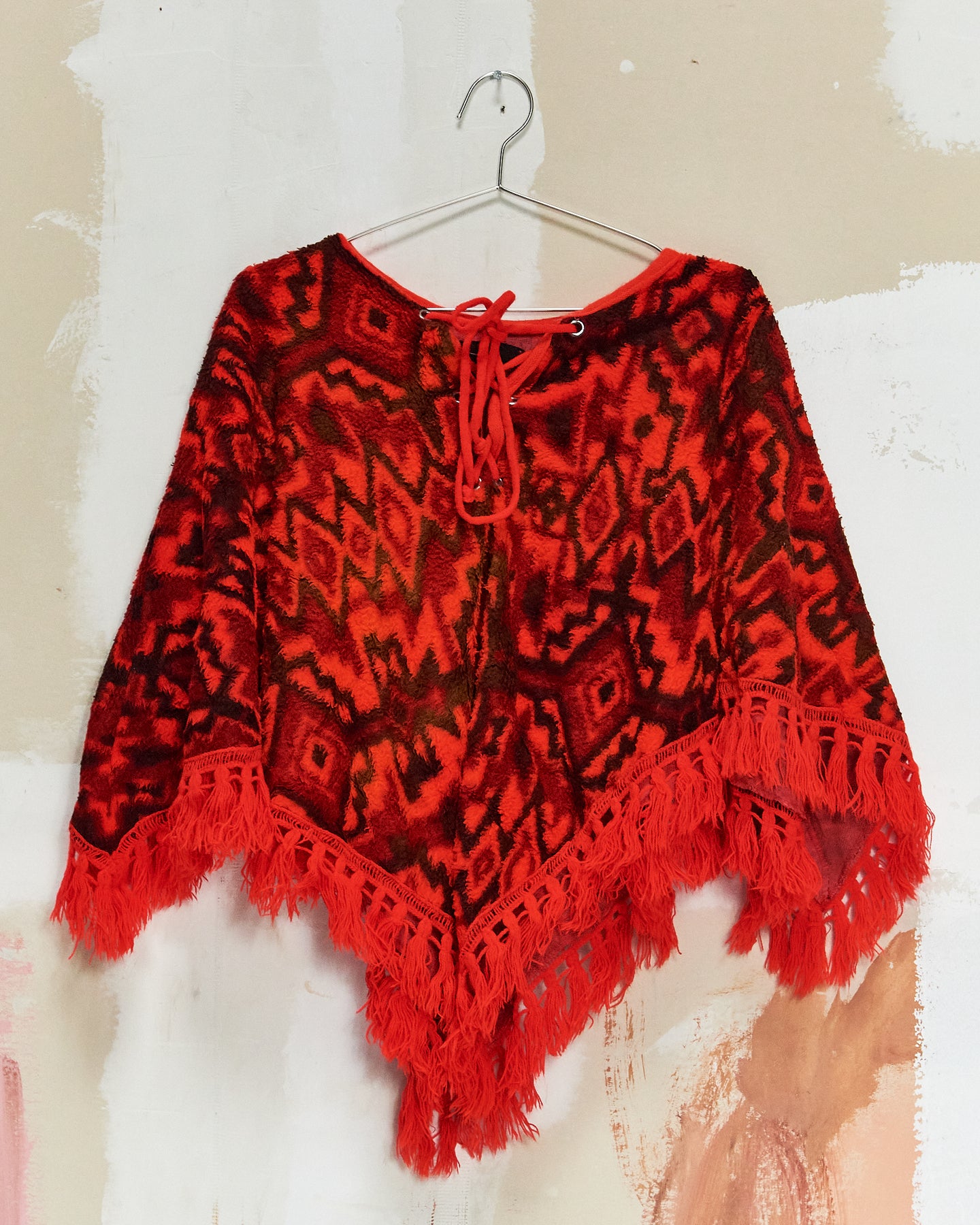 1960s Fairbrooke Fleece Poncho