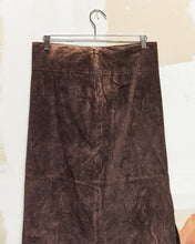 Load image into Gallery viewer, 1980s Country Shop Suede Fringe Skirt

