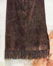Load image into Gallery viewer, 1980s Country Shop Suede Fringe Skirt
