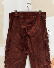 Load image into Gallery viewer, 1970s Deerskin Suede Fringe Pants
