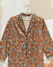 Load image into Gallery viewer, 1960s/70s Floral Shawl Collar Dress
