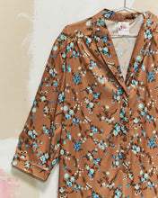 Load image into Gallery viewer, 1960s/70s Floral Shawl Collar Dress
