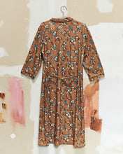 Load image into Gallery viewer, 1960s/70s Floral Shawl Collar Dress
