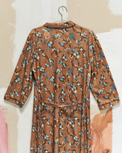 Load image into Gallery viewer, 1960s/70s Floral Shawl Collar Dress
