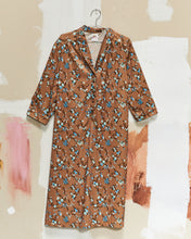 Load image into Gallery viewer, 1960s/70s Floral Shawl Collar Dress
