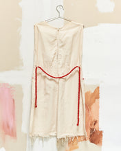 Load image into Gallery viewer, 1950s/60s Embroidered Linen Folk Dress
