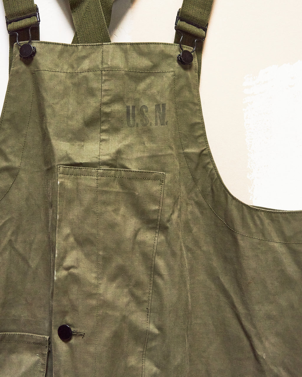 1945 USN N-2 Wet Weather Deck Bib - Small