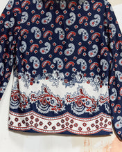 Load image into Gallery viewer, 1970s Paisley Print Blouse
