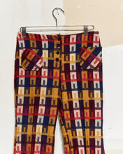 Load image into Gallery viewer, 1970s Woven Patterned Trousers 31x30
