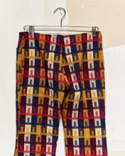 Load image into Gallery viewer, 1970s Woven Patterned Trousers 31x30
