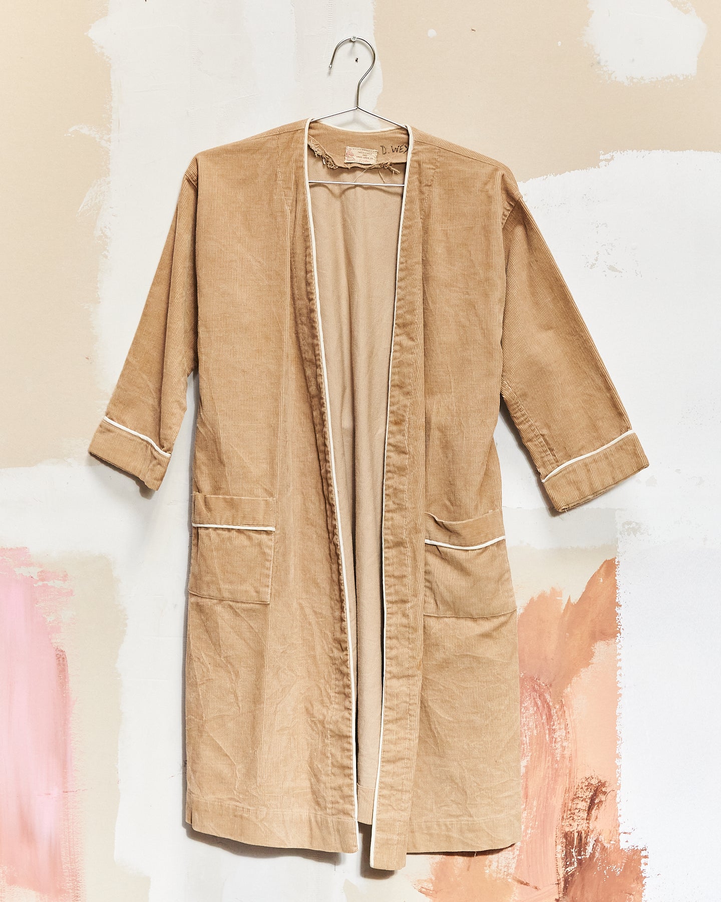 1960s Handmade Corduroy Robe
