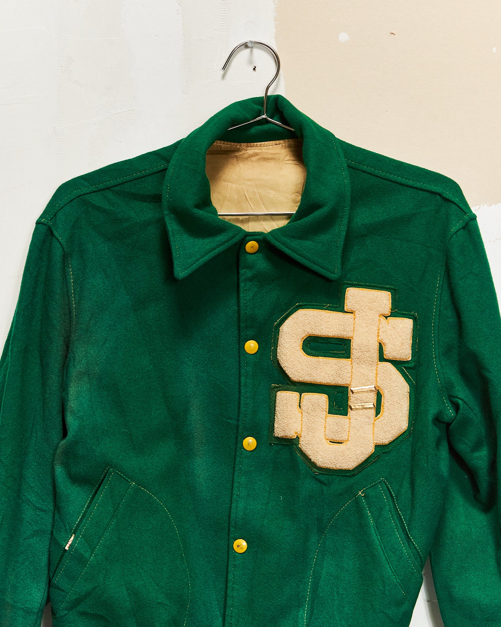 1940s/50s Satin Lined Letterman Jacket