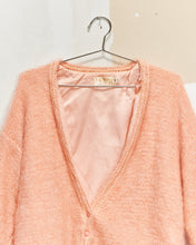 Load image into Gallery viewer, 1950s/60s Fuzzy Pink Mohair Cardigan
