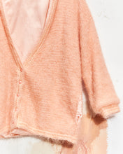 Load image into Gallery viewer, 1950s/60s Fuzzy Pink Mohair Cardigan
