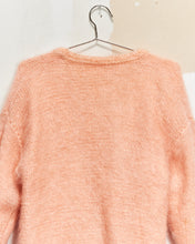 Load image into Gallery viewer, 1950s/60s Fuzzy Pink Mohair Cardigan
