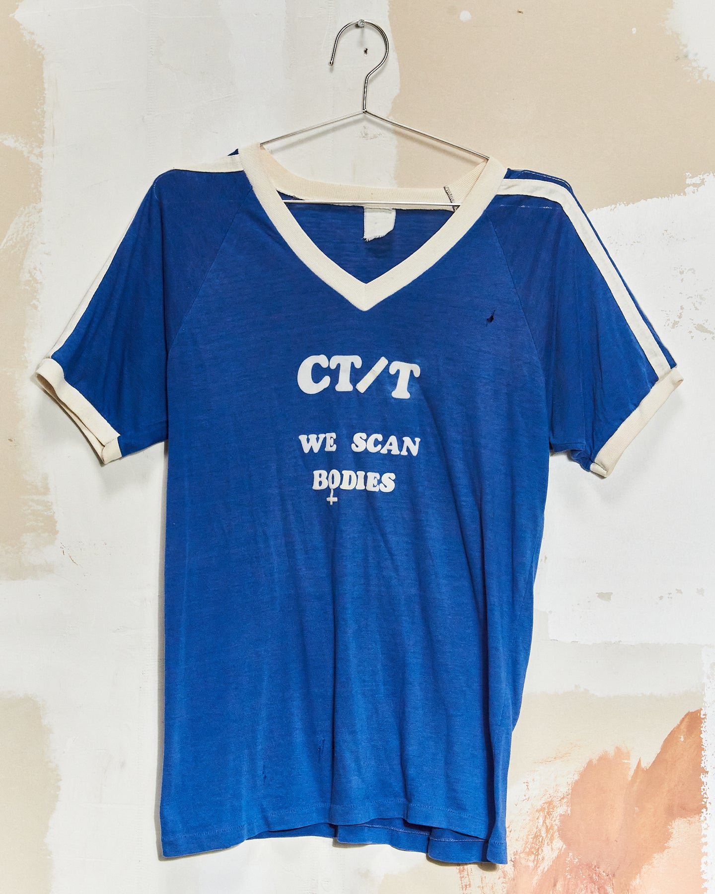1970s V-Neck Single Stitch Jersey