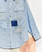 Load image into Gallery viewer, 1970s Mended Big Mac Chambray Shirt
