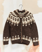 Load image into Gallery viewer, 1970s Scottish Hooded Wool Cardigan
