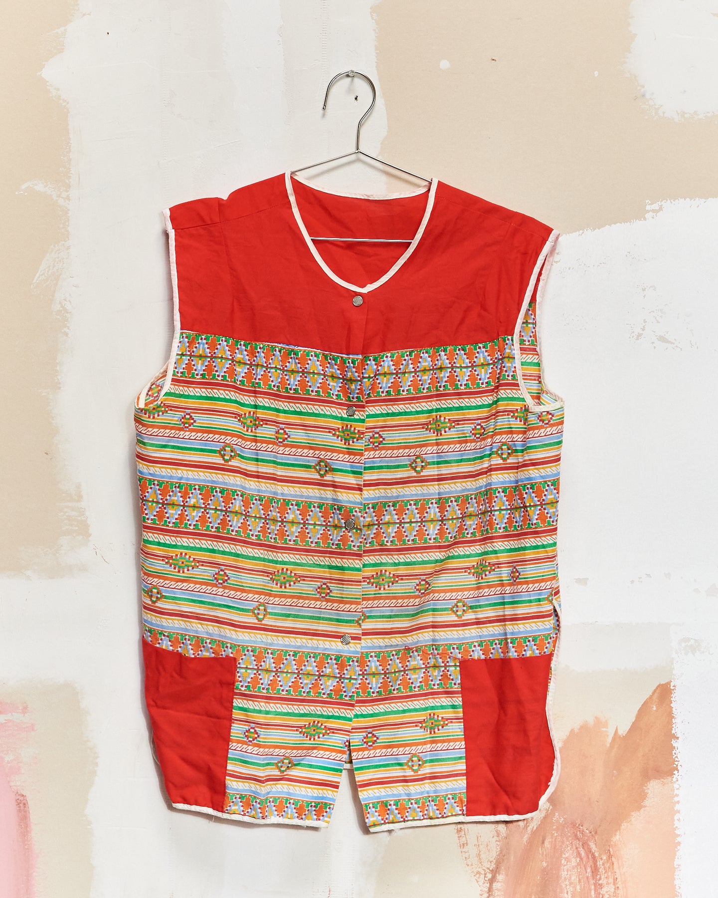 Homemade Patterned Smock/Vest