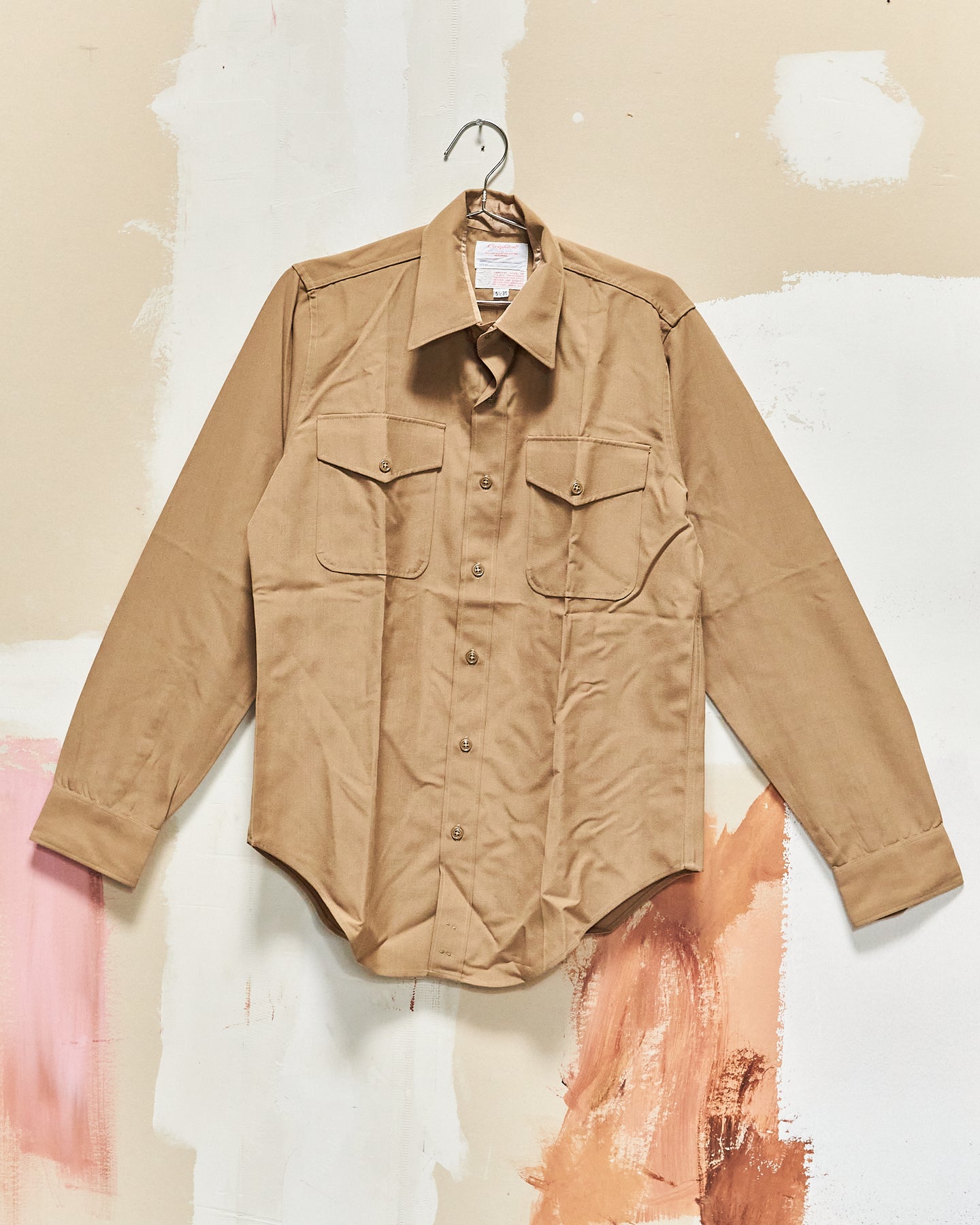 1960s Deadstock Creighton USMC Uniform Shirt