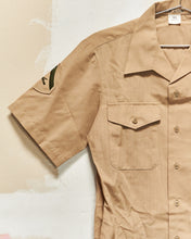 Load image into Gallery viewer, 1987 USMC Khaki Patched Uniform Shirt
