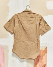 Load image into Gallery viewer, 1987 USMC Khaki Patched Uniform Shirt
