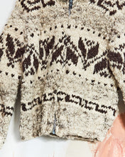 Load image into Gallery viewer, 1960s Patterned Curling Sweater
