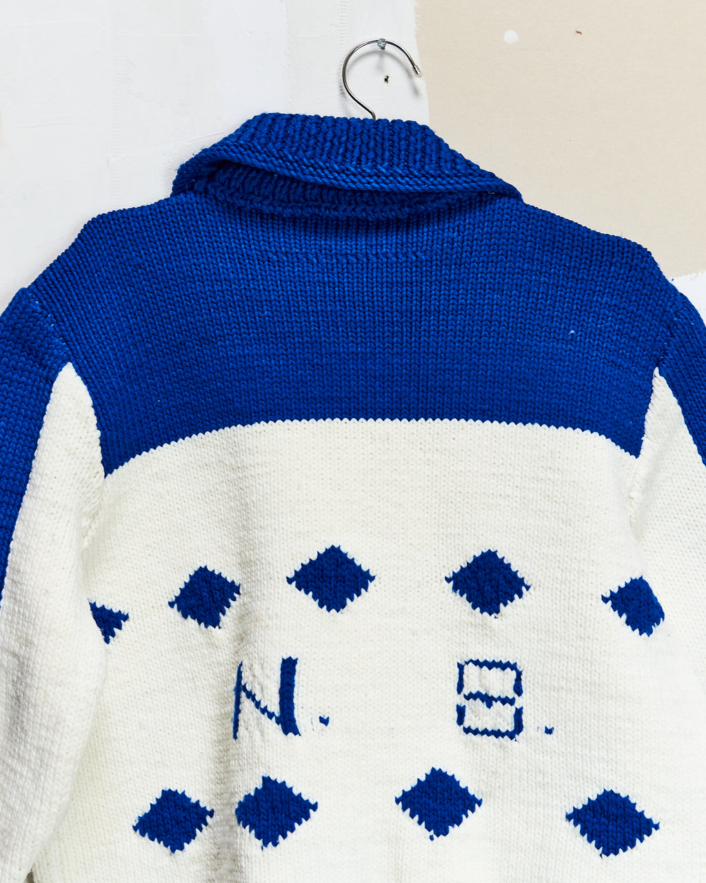 1960s Argos Football Curling Sweater