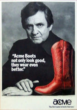Load image into Gallery viewer, 1980s Johnny Cash Acme Boots Company Tee
