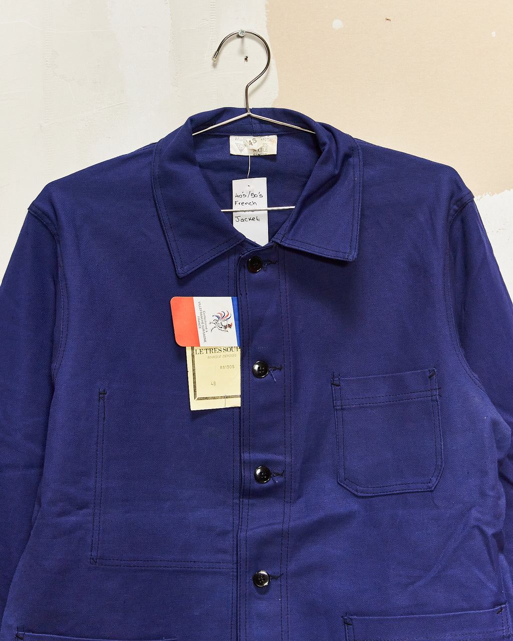 Le Très Souple 1950s Deadstock French Chore Jacket - 46