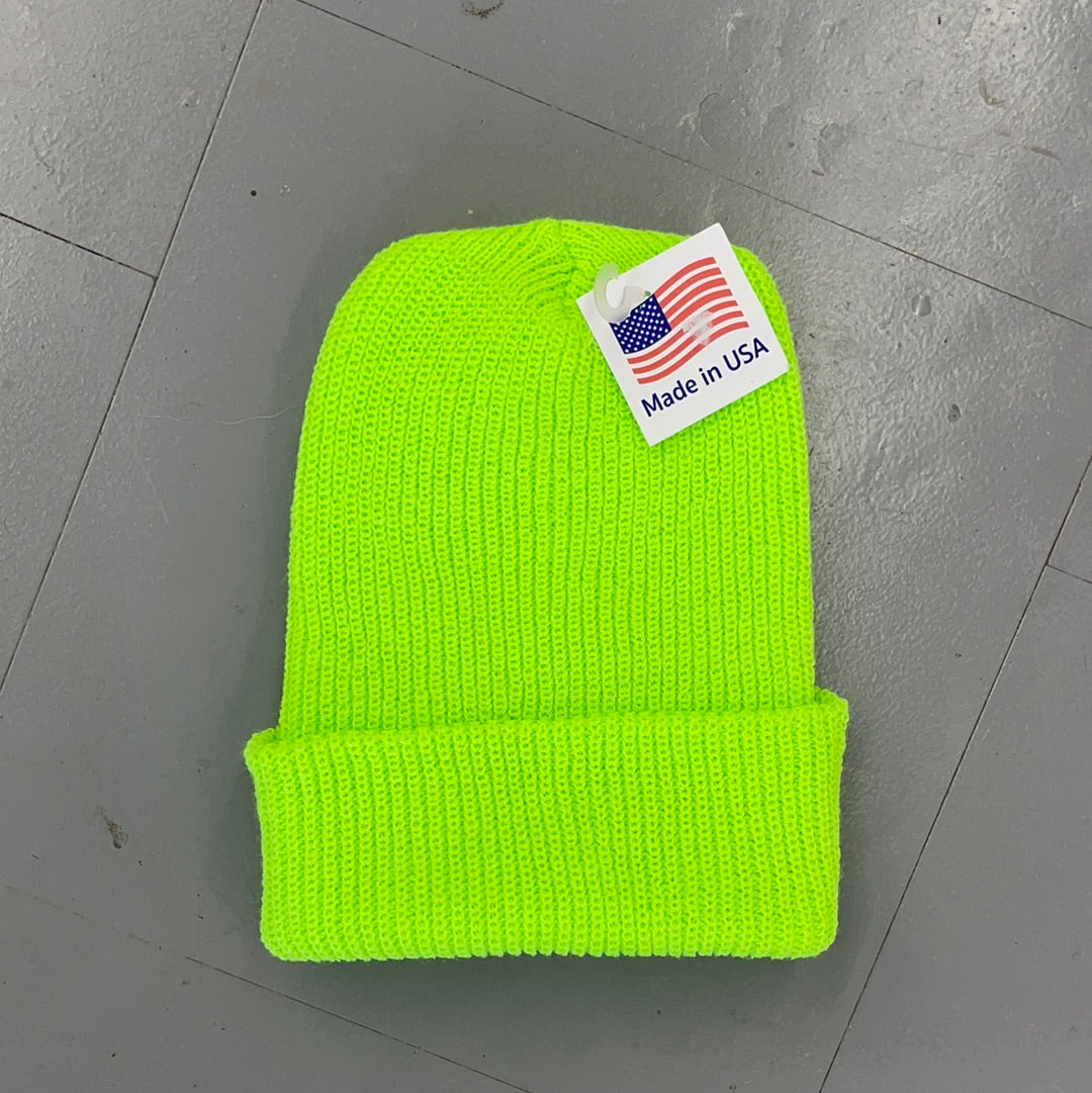 Military Watch Cap - Lime