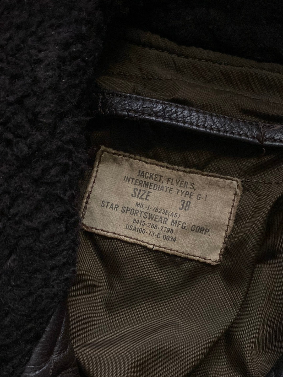 1973 USN G-1 Flight Jacket