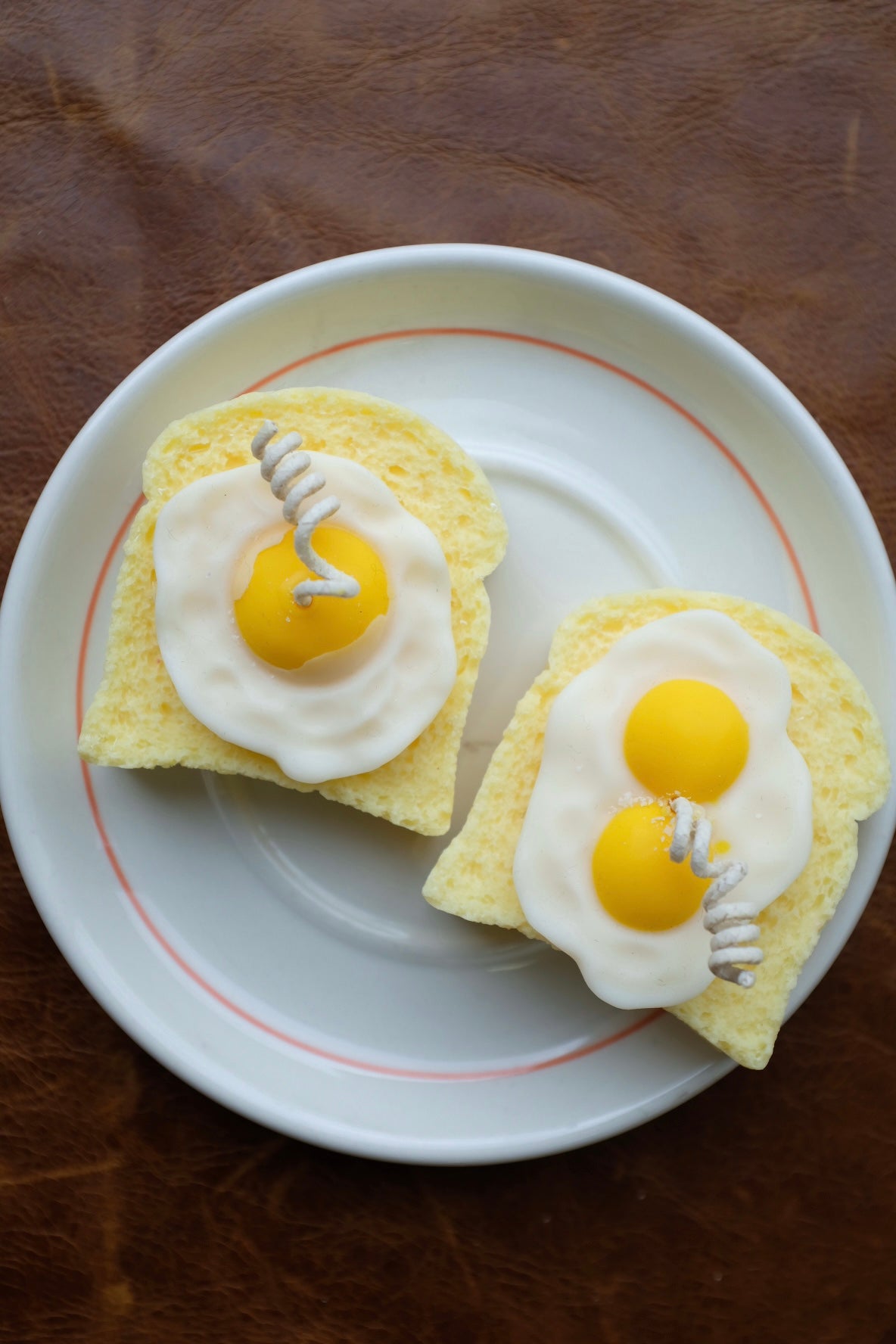 Egg Toast Candle