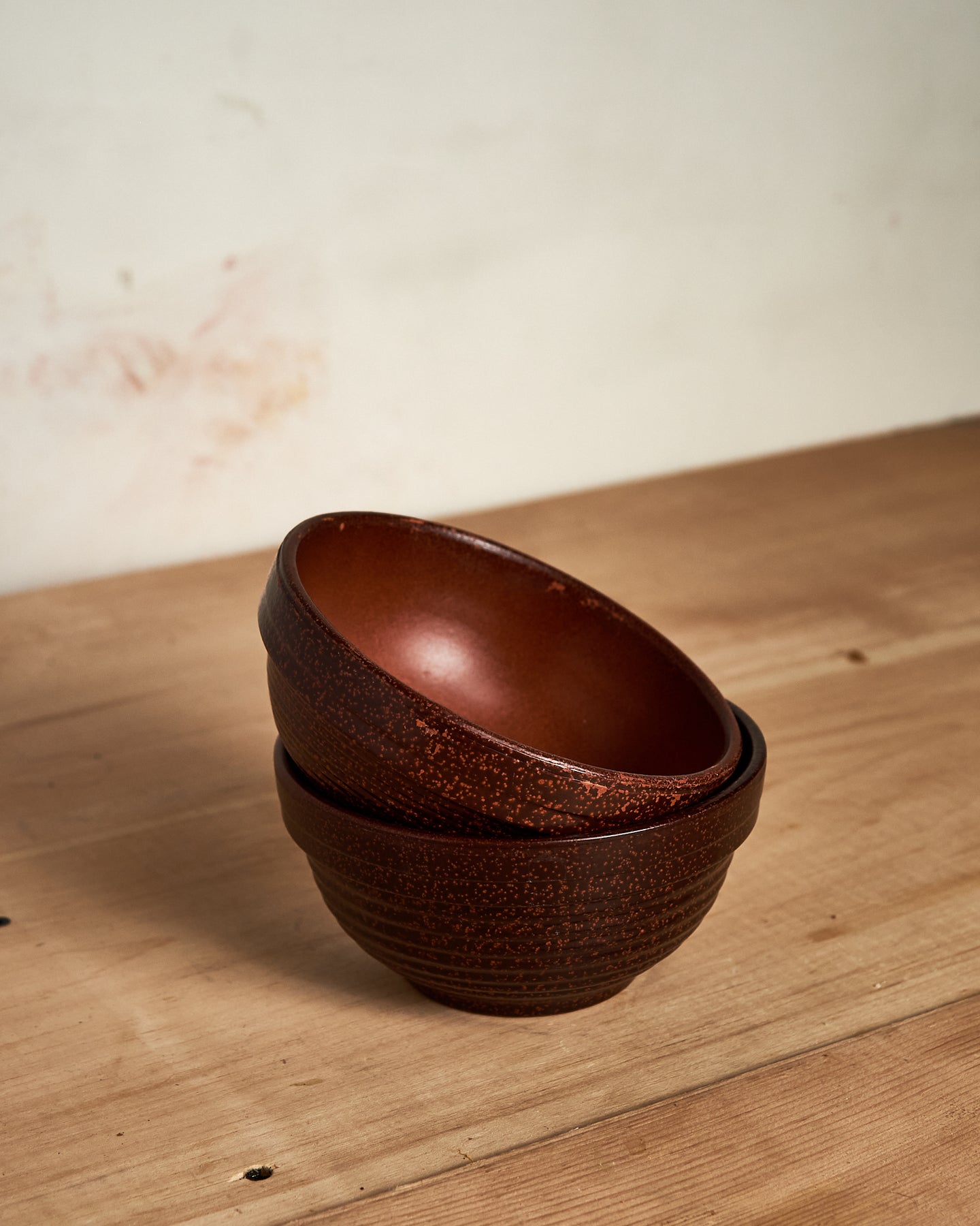 Dark Speckled Ceramic Bowls